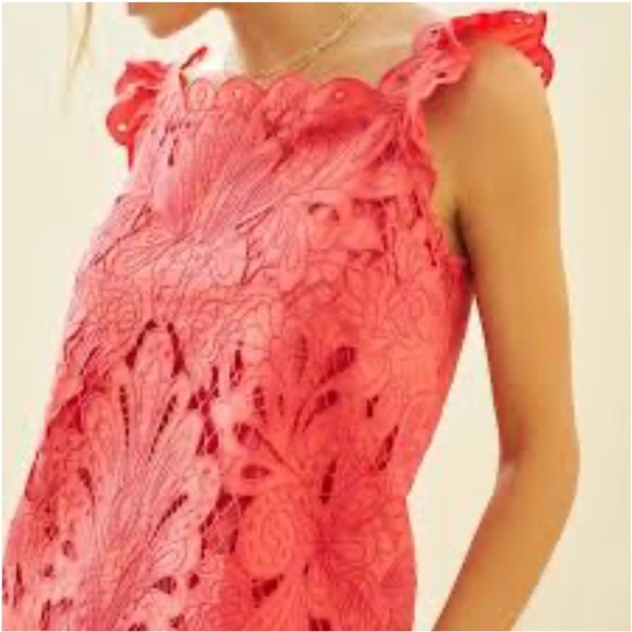 Anthropologie Tops - NWOT - Anthropologie Maeve Scalop Lace Tank Top XL